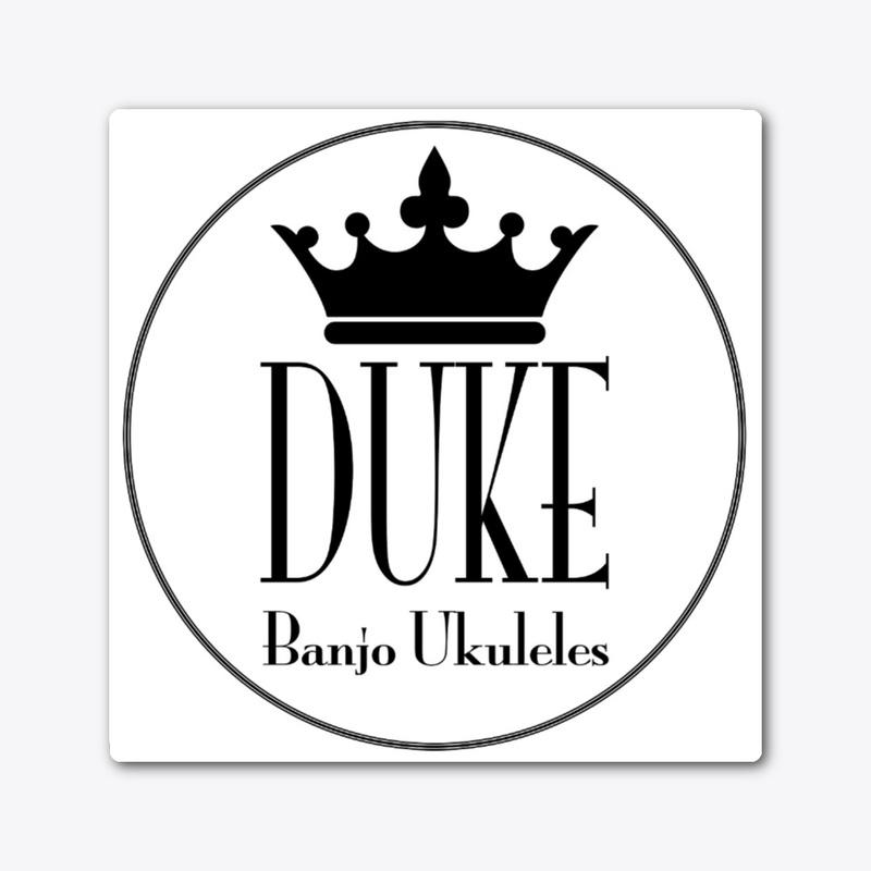 DUKE Banjo Ukuleles Logo Sticker